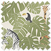 Wild Thing, Leaf - Motorised Roman Blind